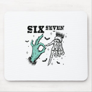 Mousepad Meme Divertido 67 Esqueleto Assustador Seis Sete G