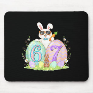 Mousepad Meme divertido de Páscoa 67 divertido seis sete ov