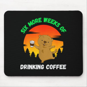 Mousepad Meme Divertido do Dia da Marmota Retro 2022, Bebed
