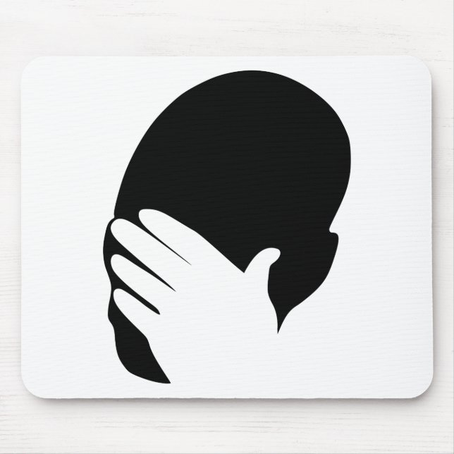 Mousepad Meme do facepalm (Frente)