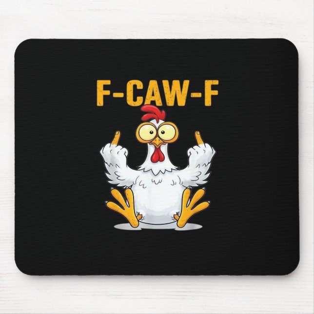 Mousepad Meme do Galo Clássico de Citação (Frente)