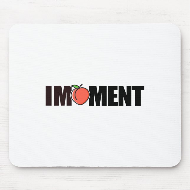 Mousepad Meme do Pêssego Anti-Donald Trump  (Frente)