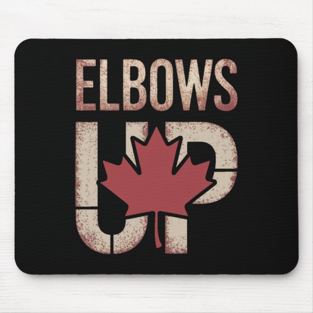Mousepad Meme Elbows Up Canadá (Frente)