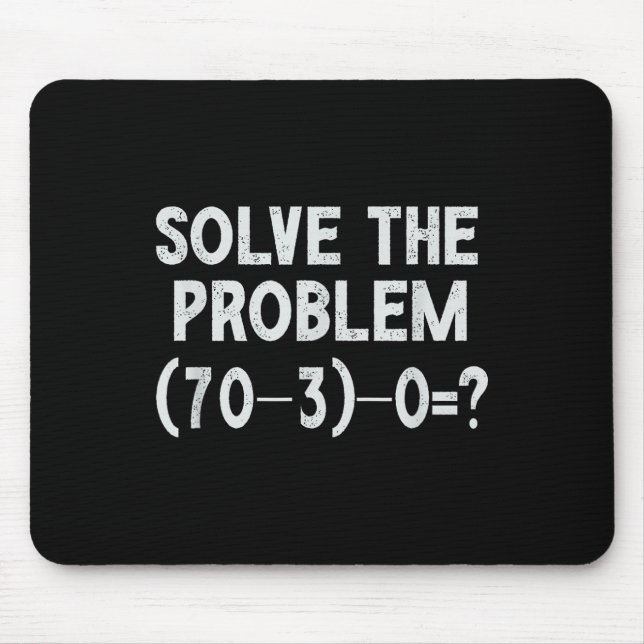 Mousepad Meme engraçado 67 Pemdas professor de matemática e (Frente)