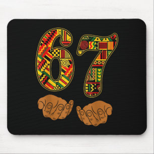 Mousepad Meme Engraçado 6 7 Seis Sete Mês da História Negra