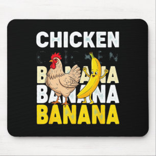 Mousepad Meme engraçado da dança da galinha banana para cri