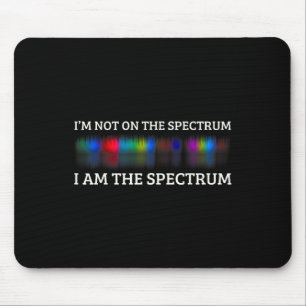 Mousepad Meme Engraçado de Autismo Não Estou No Espectro Eu