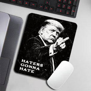 Mousepad Meme Engraçado do Dedo do Meio de Trump 2026