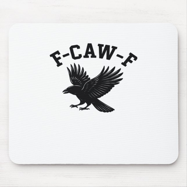 Mousepad Meme F-Caw-F Divertido Tendência (Frente)