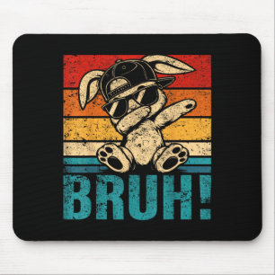 Mousepad Meme Gráfico Divertido Coelho Dabbing Bruh para Ho