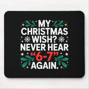 Mousepad Meme Matemática 67 Divertido Seis Sete Natal Aluno