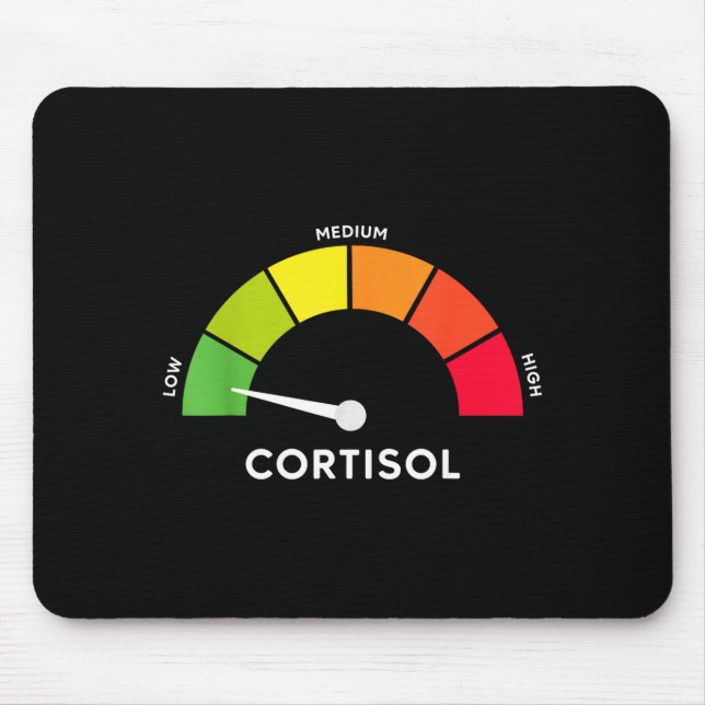 Mousepad meme níveis baixos de cortisol  (Frente)