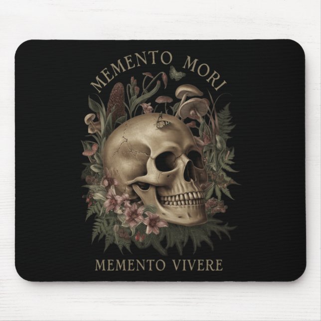 Mousepad Memento Mori Memento Vivere - Filosofia &amp; Lat (Frente)