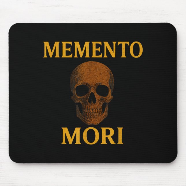 Mousepad Memento Mori Philosophy Stoicism Quote  (Frente)