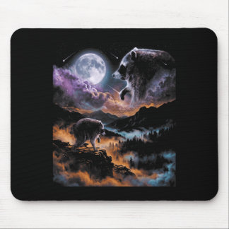 Mousepad Memes da Cena Noturna do Guaxinim Jimothy Uivando