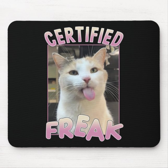 Mousepad Memória De Gato De Gato De Gato De Cachorro Com Ce (Frente)