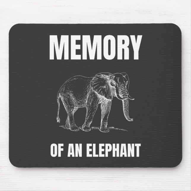 Mousepad Memória de um Elefante (Frente)
