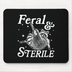 Mousepad Memória Feral E Estéril, Funny Raccoon