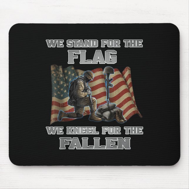 Mousepad Memorial Day Tee - Defendemos A Bandeira Que Conhe (Frente)