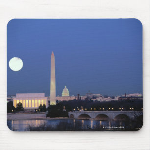 Mousepad Memorial de Lincoln, monumento de Washington, E.U.