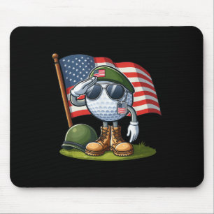 Mousepad Memorial do Bandeira Americano de Golfe de Saluz D