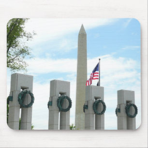 Mousepad Memorial do Washington Monument e da WWII em DC
