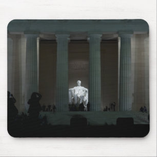 Mousepad Memorial Lincoln à noite