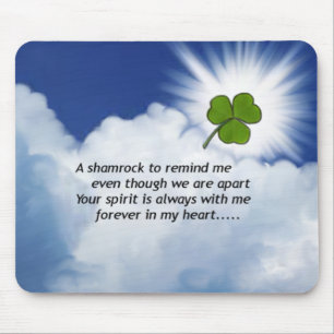 Mousepad Memorial Shamrock