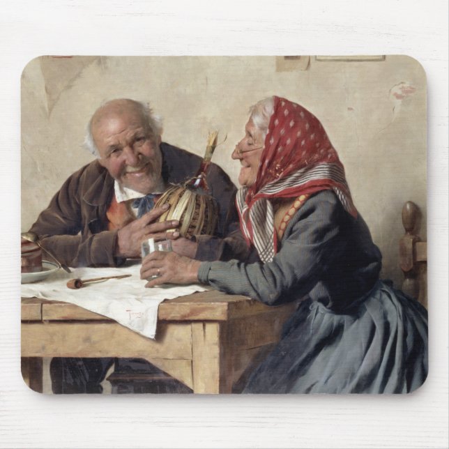 Mousepad Memórias afeiçoadas (óleo em canvas) (Frente)