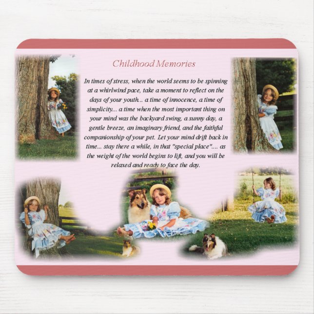 Mousepad Memórias da infância Inspiração (Frente)