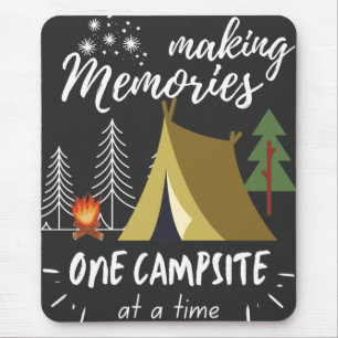 Mousepad Memórias De Fazer De Acampamento Em Um Local De Ca