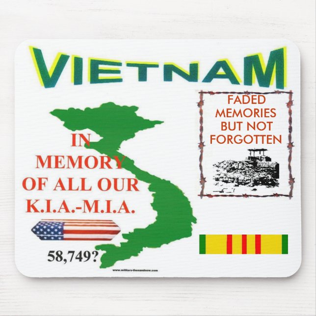 Mousepad MEMÓRIAS de zazv-VIETNAM (Frente)