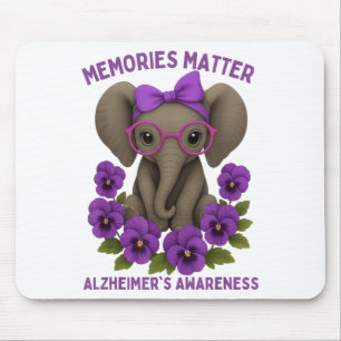 Mousepad Memórias Heimer Consciência Flor de Elefante Puro