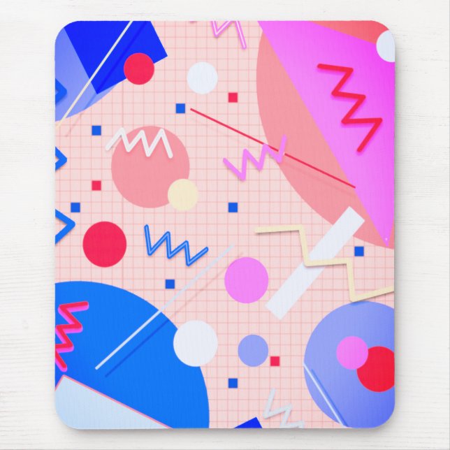 Mousepad Memphis 82 Sangria (Frente)