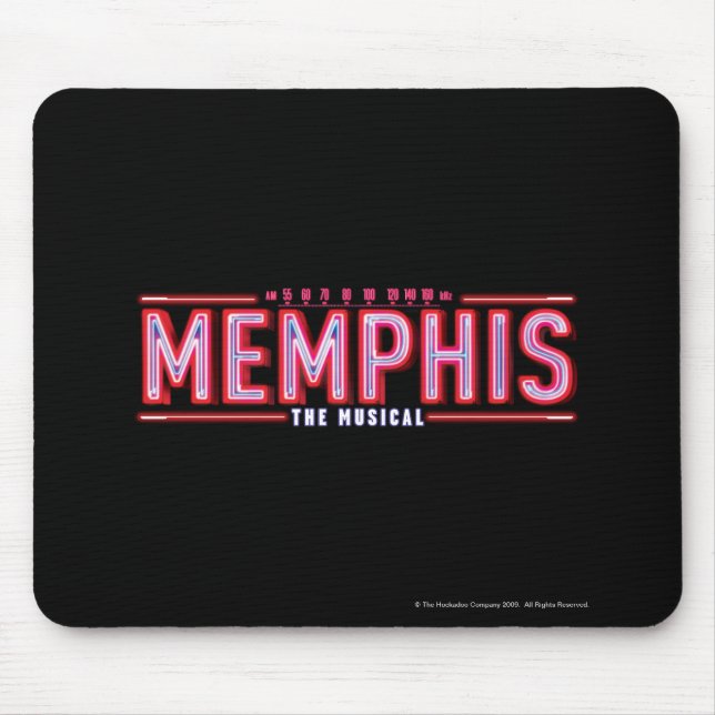 Mousepad MEMPHIS - o logotipo musical (Frente)