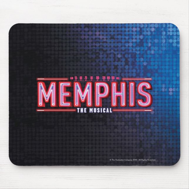 Mousepad MEMPHIS - o logotipo musical (Frente)