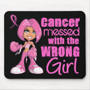 Mousepad Menina 1 do combate do cancro da mama