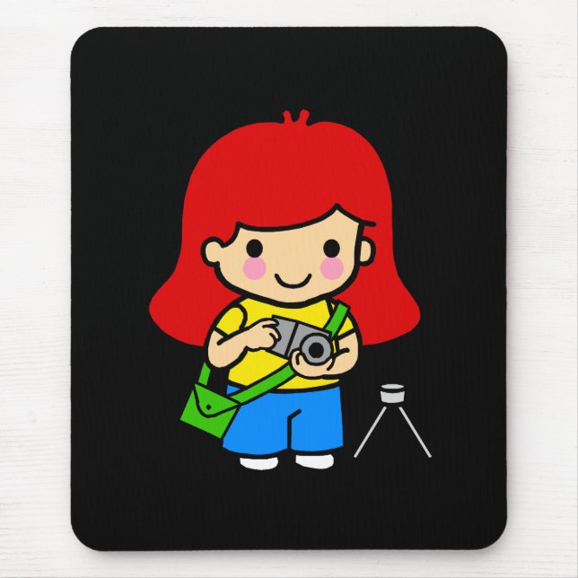 Mousepad Menina 1 do fotógrafo (Frente)