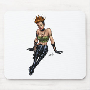 Mousepad Menina alternativa do punk pelo Al Rio