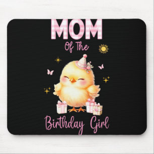 Mousepad Menina aniversariante linda franga fazenda primeir
