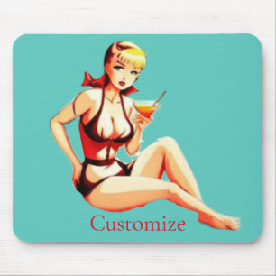 Mousepad Menina Bikini, Loura-branca, Thunder_Cove
