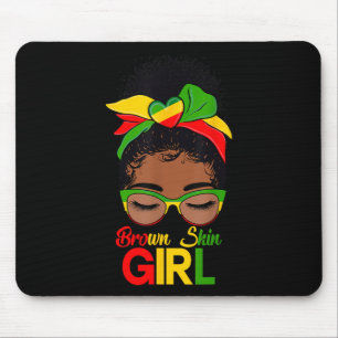 Mousepad Menina Castanha Negra Mulher Negra Maldita Histora