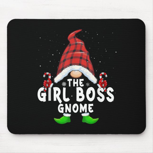 Mousepad Menina Chefe Gnomo Xadrez Buffalo Correspondente F (Frente)