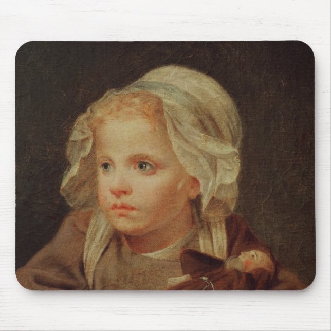Mousepad Menina com uma boneca (Frente)