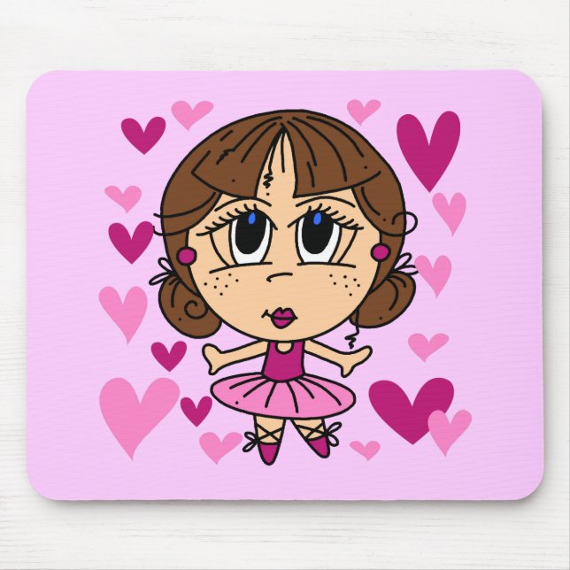 Mousepad Menina da bailarina (Frente)