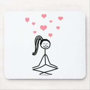 Mousepad Menina da ioga
