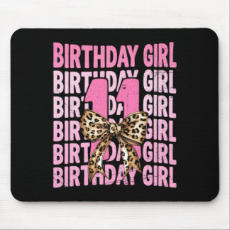 Mousepad Menina de 11 anos de idade Rosa Coquette Leopardo