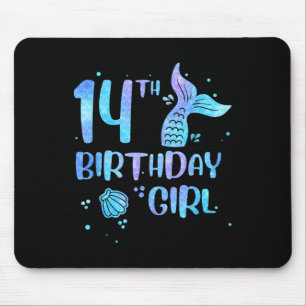 Mousepad Menina de 14 Anos Sereia 14 Anos Crianças de Volta