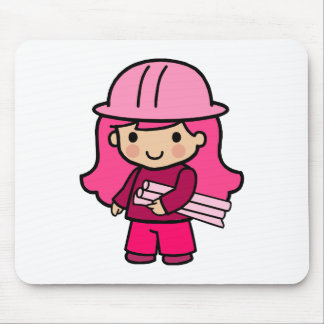 Mousepad Menina do arquiteto
