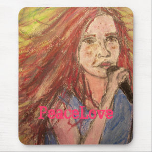 Mousepad Menina do balancim de PeaceLove